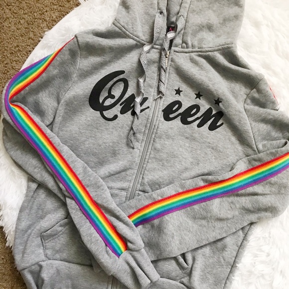 AQ Sport Junior’s Rainbow Hoodie & Sweatpants Set - Picture 2 of 7
